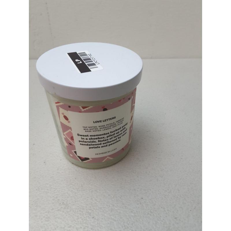 7.5oz Love Letters Candle - Homesick