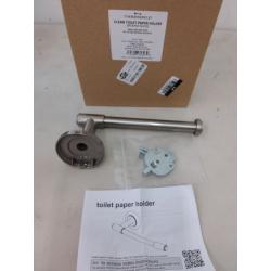 Clean Toilet Paper Holder Brushed Nickel