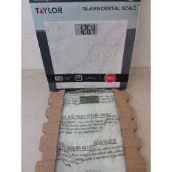 Glass Digital Scale- Marble