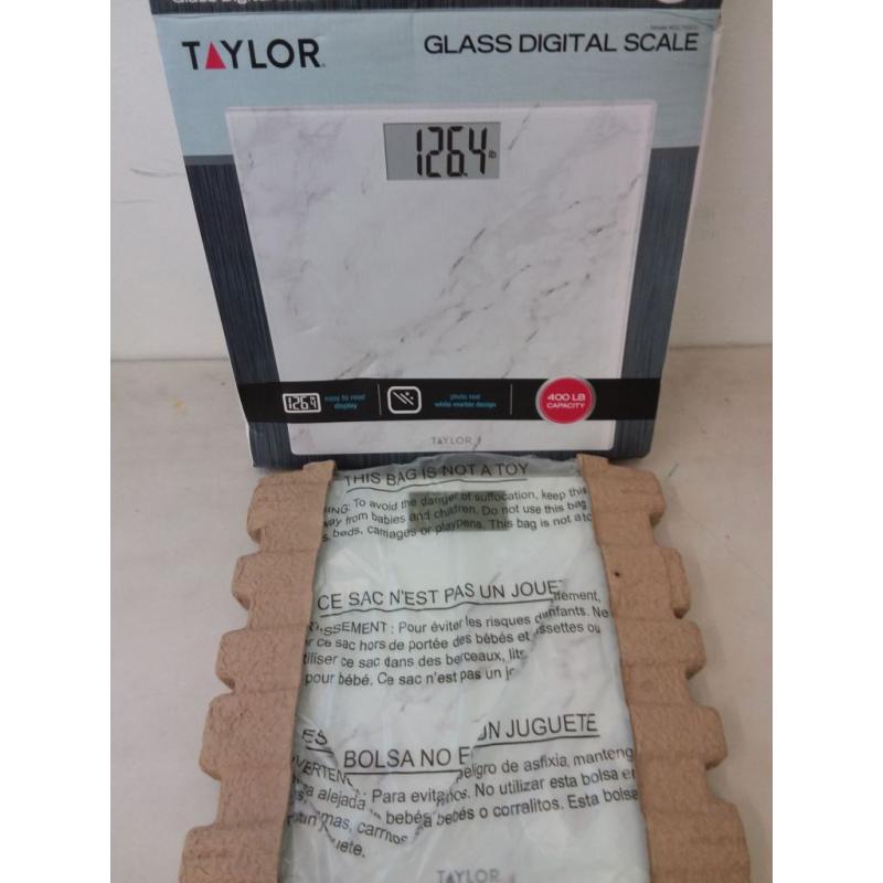 Glass Digital Scale- Marble