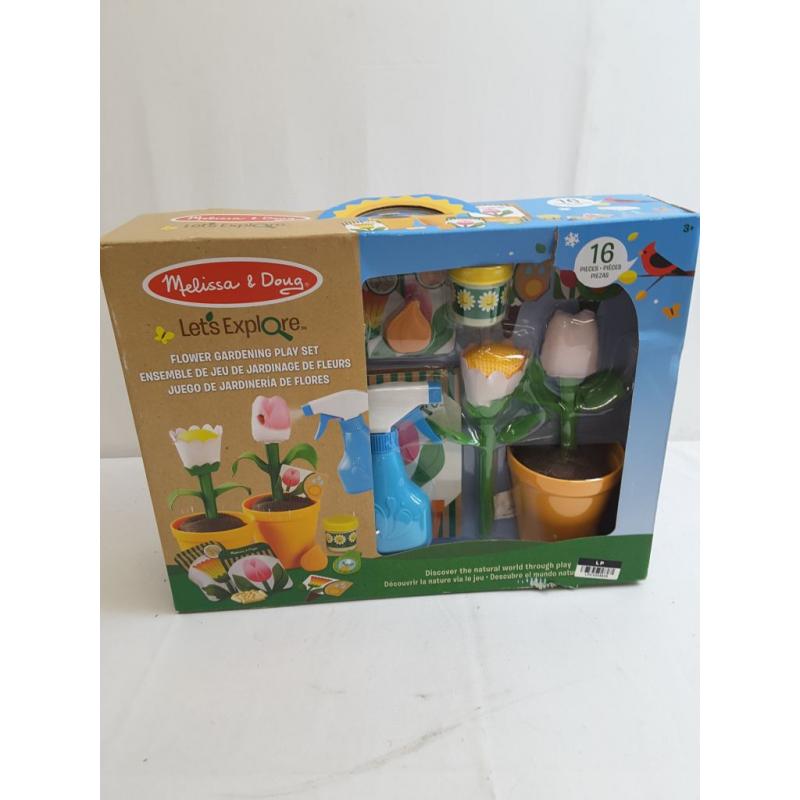 Melissa & Doug Let's Explore Flower Gardening Play Set (Please be advised that sets may be missing pieces or otherwise incomplete.)
