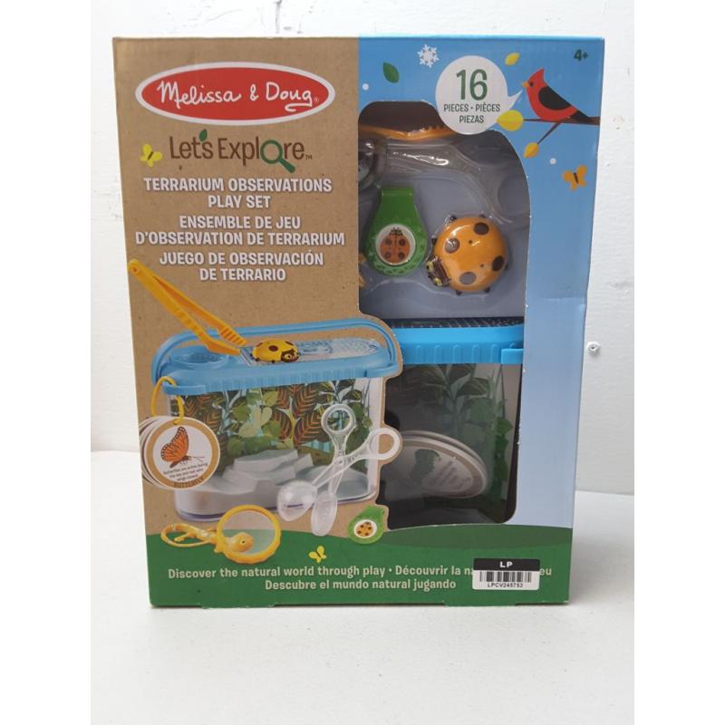 Melissa & Doug Let's Explore Terrarium Observations Play Set