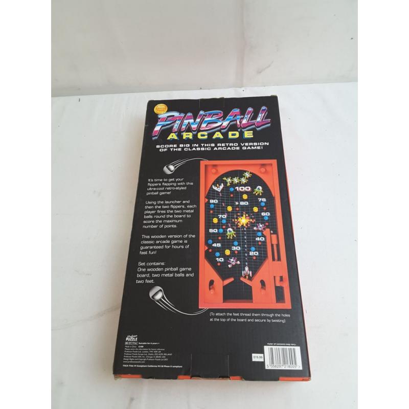 Professor Puzzle Pinball Arcade Game