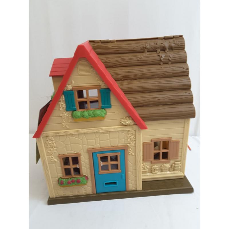 Li'l Woodzeez Country House – 8pc Toy House Playset (Please be advised that sets may be missing pieces or otherwise incomplete.)