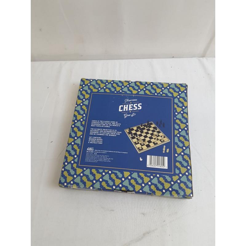 Professor Puzzle Traditional Chess Game Set (Please be advised that sets may be missing pieces or otherwise incomplete.)