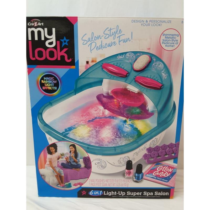 MY LOOK 6-in-1 Light-Up Super Spa Salon Activity Kit