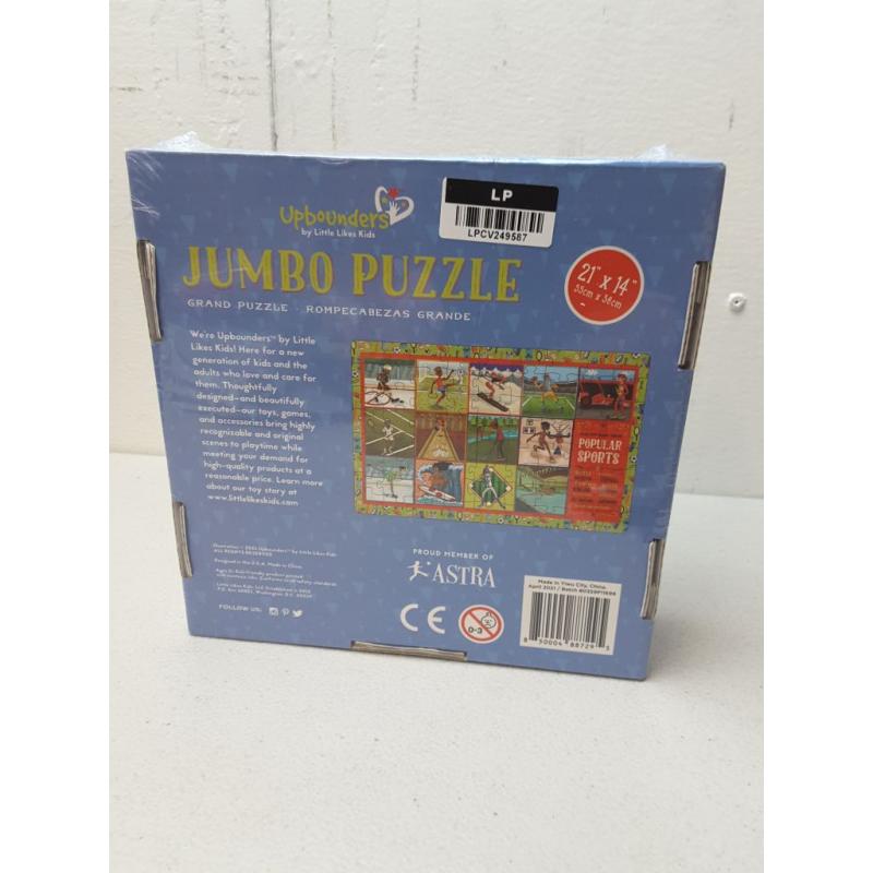 Little Likes Kids Popular Sports Kids' Jumbo Jigsaw Puzzle - 72pc