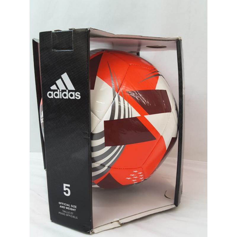 Adidas MLS Size 5 Club Sports Ball - Red/White