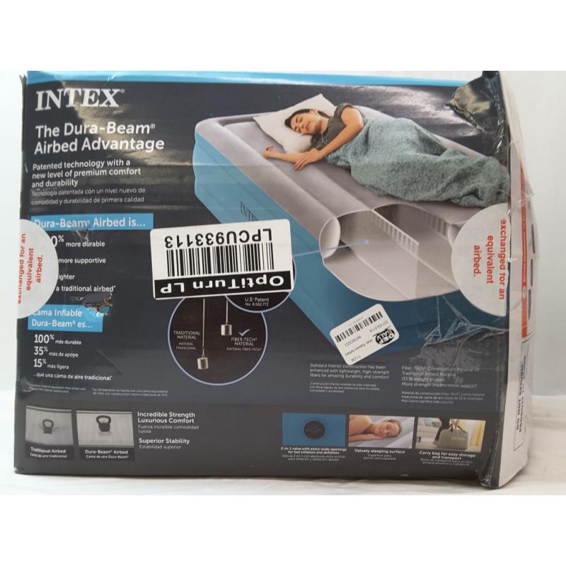 Intex Raised Airbed 16 Air Mattress with Hand Held 120V Pump - Twin Size