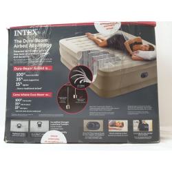 Intex Ultra Plush 20 Queen Air Mattress with 120V Internal Pump