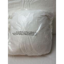 Square Textured Cotton Tassel Decorative Throw Pillow White - Threshold