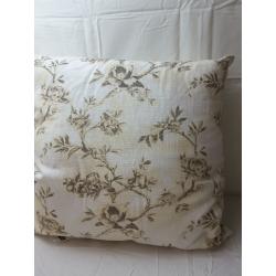 Euro Etched Neutral Floral Decorative Throw Pillow - Threshold designed with Studio McGee