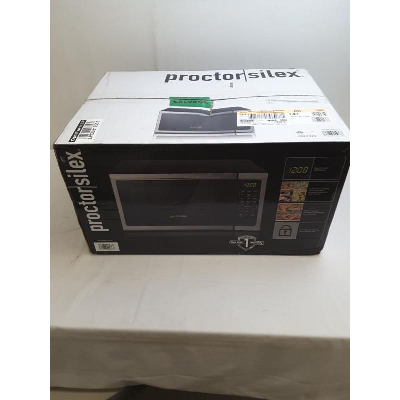 Proctor Silex 1.1 cu ft 1000 Watt Microwave Oven - Stainless Steel