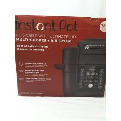 Instant Pot 6.5 qt. Duo Crisp 13-in-1, Air Fryer, Pressure Cooker & Slow Cooker with One Ultimate Lid
