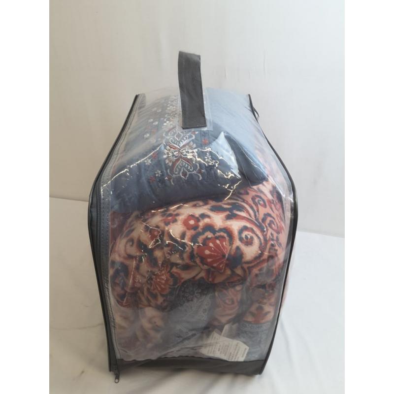 Queen 8pc Monson Comforter Set Rose/Blue - Threshold