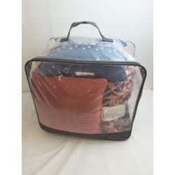 Queen 8pc Monson Comforter Set Rose/Blue - Threshold