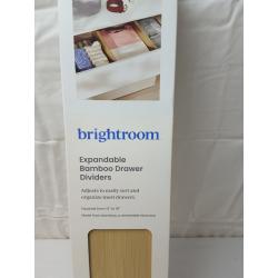 Set of 2 Bamboo Expandable Drawer Dividers - Brightroom
