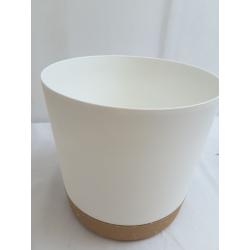 Flowerpot White and Brown