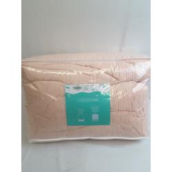 Full/Queen Seersucker Comforter Set Pink - Pillowfort