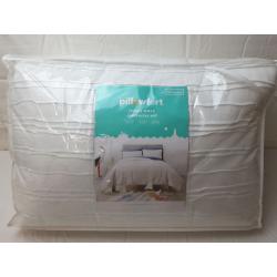 Full/Queen Jersey Wave Comforter Set White - Pillowfort