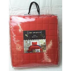 2Pc Twin Ayer Quilt Set Red - Urban Playground