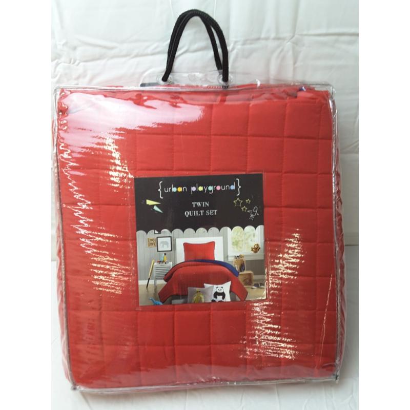 2Pc Twin Ayer Quilt Set Red - Urban Playground