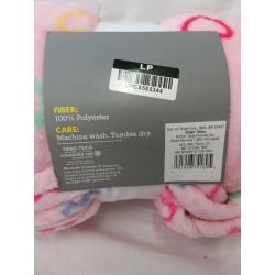 Spritz Throw blanket 50x60 Pink with Hearts