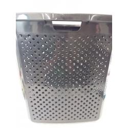 2.5 XL Bushel Lidded Hamper Black - Room Essentials™