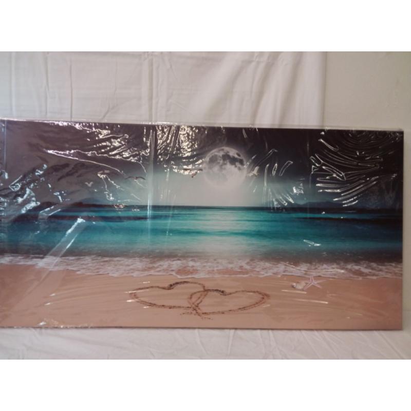 Ocean Decor Seascape Canvas Print 40x20x1