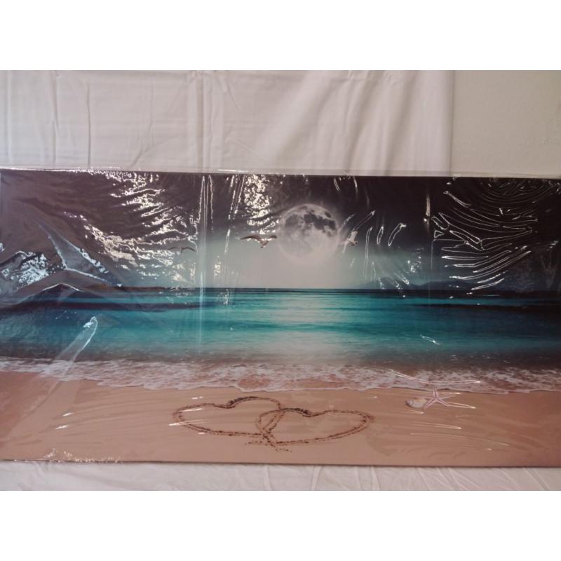 Ocean Decor Seascape Canvas Print 40x20x1