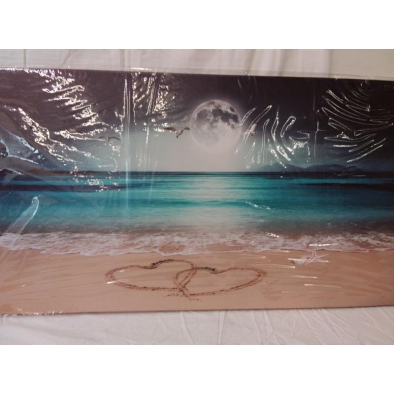 Ocean Decor Seascape Canvas Print 40x20x1
