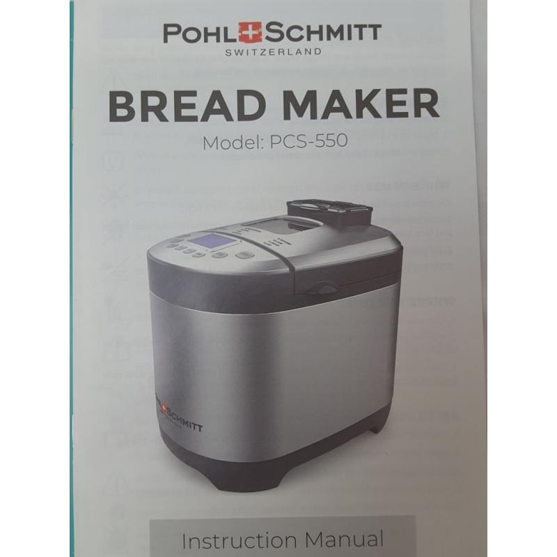 Pohl Schmitt Stainless Steel Bread Machine Bread Maker, 2LB