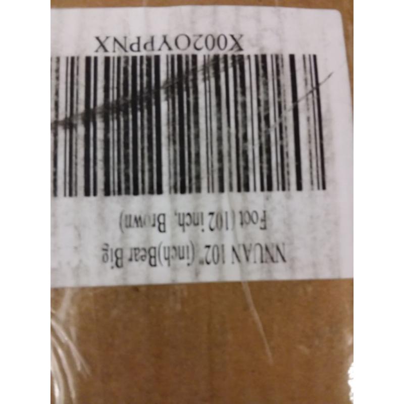 Nnuan 102 Stuffed Brown Bear