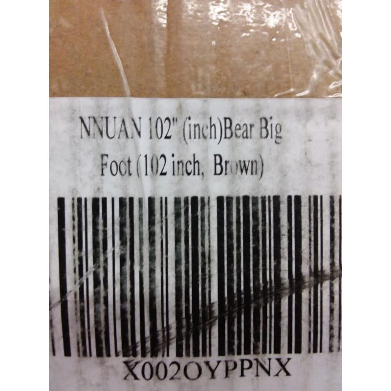 Nnuan 102 Stuffed Brown Bear