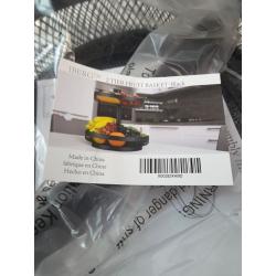 Iberg 2 Tier Fruit Basket Black