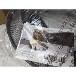 Iberg 2 Tier Fruit Basket Black