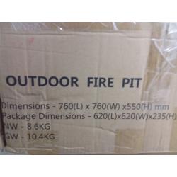 Outdoor fire pit- 30 cosmic stars and moon