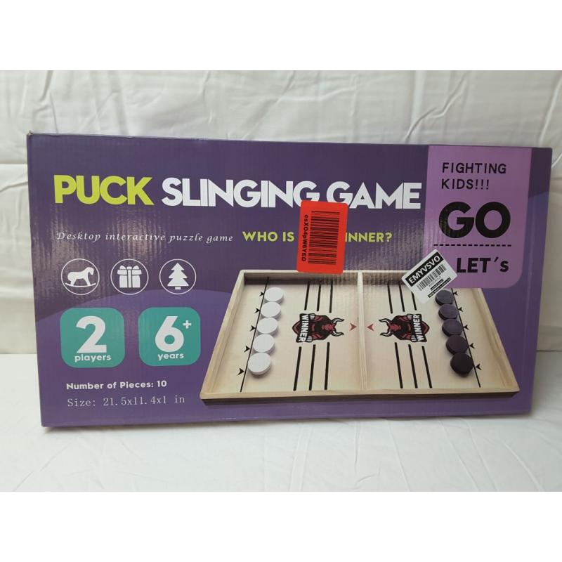 Desk Top Puck Slinging Game