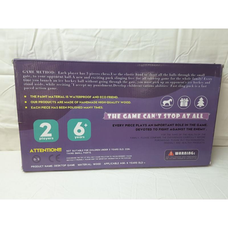 Desk Top Puck Slinging Game