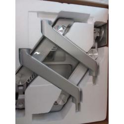 Bestand Premium Dual Monitor Stand Silver