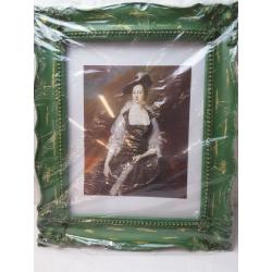 11x14 Antique Picture Frame Green Distresssed