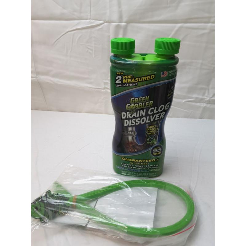 Drain Clog Dissolver Green Gobler