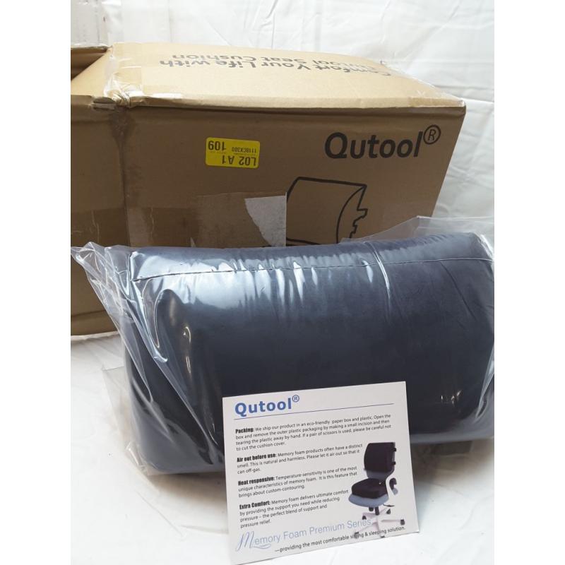 Seat Cushion & Lumbar Support Pillow for Office Chair Sciatic Pain Relief