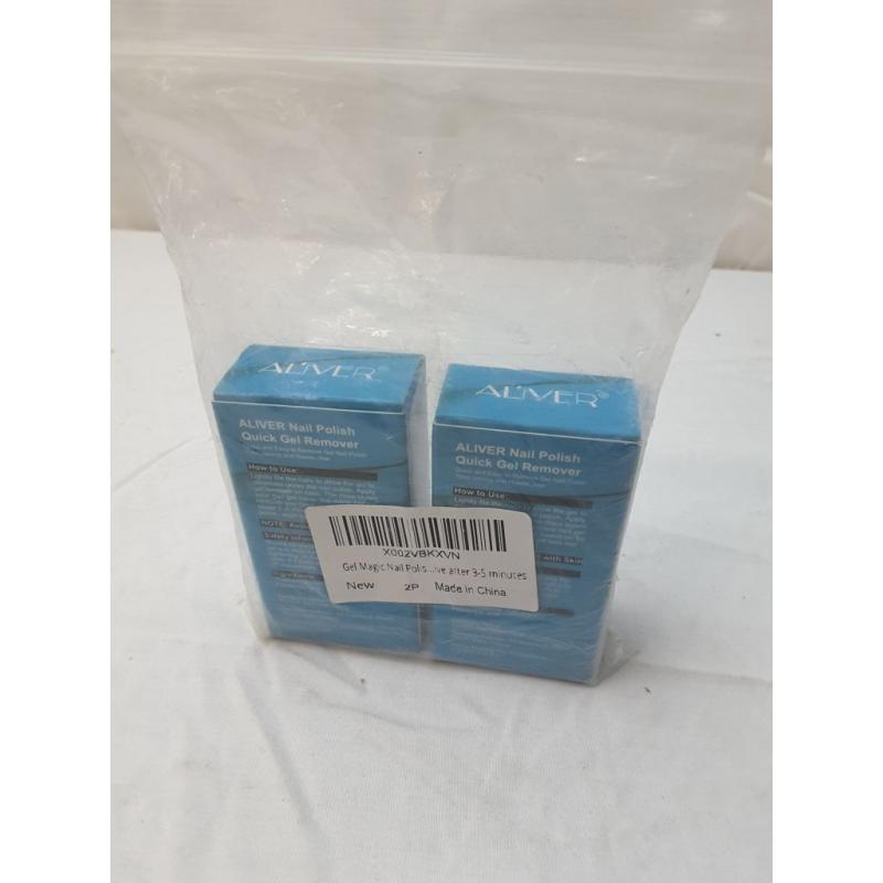 Aliver Gel Magic Nail Polish Quick Remover Aliver 2PK