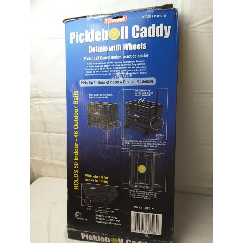 Pickleball Caddy Deluxe with Wheels Tourna