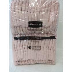 Depend Fit-flex Underwear For Women- L 72ct