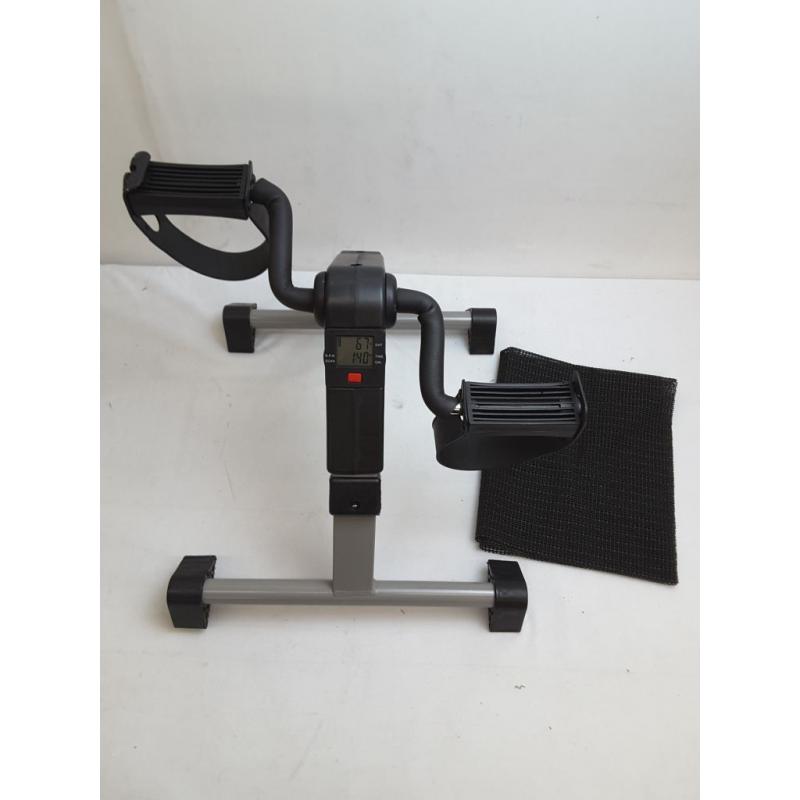 Folding Pedal Exerciser, Mini Exercise Bike, Portable Foot Peddler Desk Bike