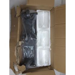 DLLT Wall Light Fixture, Vintage Bathroom Vanity Light with 3 Clear Glass Shade