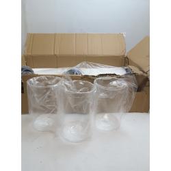 DLLT Wall Light Fixture, Vintage Bathroom Vanity Light with 3 Clear Glass Shade