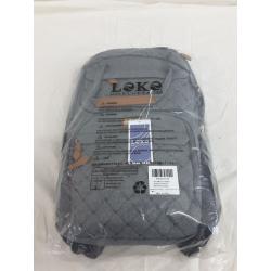 Lekebaby Diaper Bag Backpack Lekebobore Gray Color, Quilted